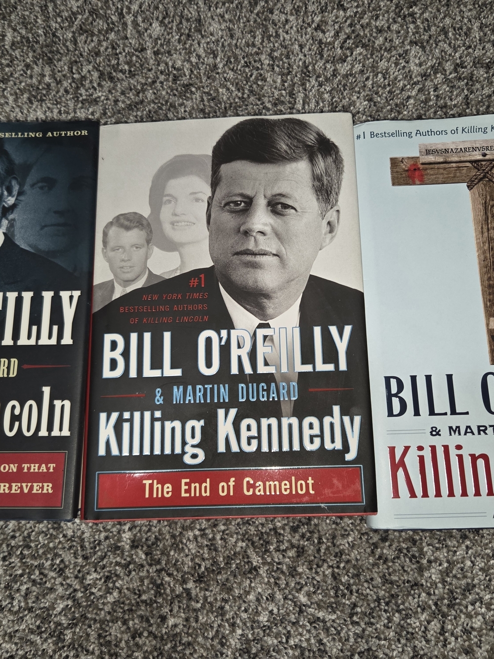 Lot Of 3 Bill O'Reilly Killing Books Hardcover Kennedy Lincoln Jesus